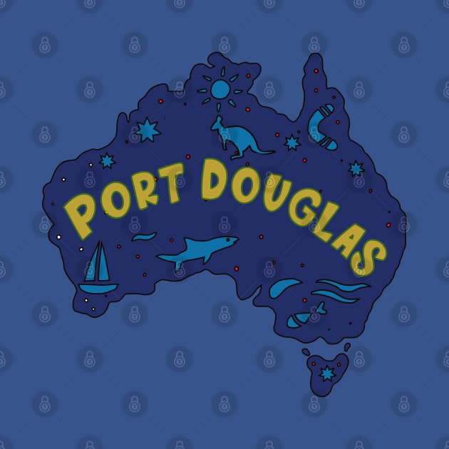 AUSSIE MAP PORT DOUGLAS by elsa-HD