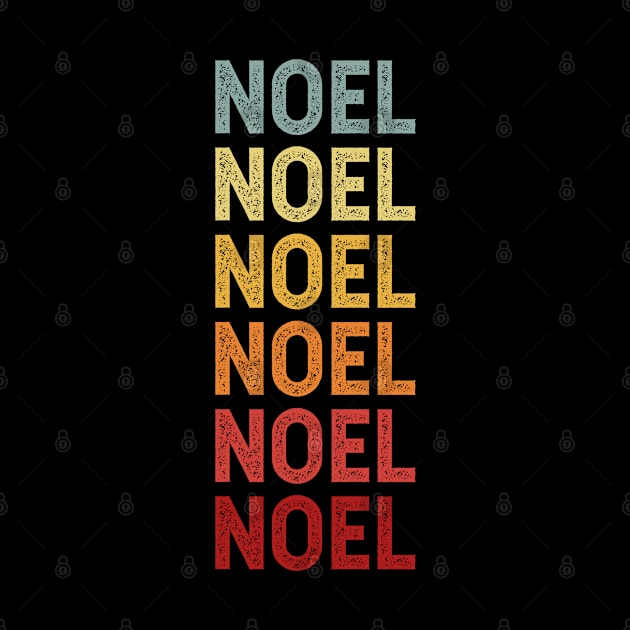 Noel Name Vintage Retro Gift Named Noel by CoolDesignsDz