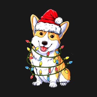 Corgi light Christmas T-Shirt