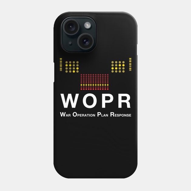 WOPR - War Operation Plan Response Phone Case by Meta Cortex