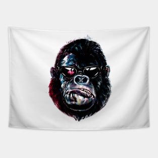 Cool ape artwork Tapestry