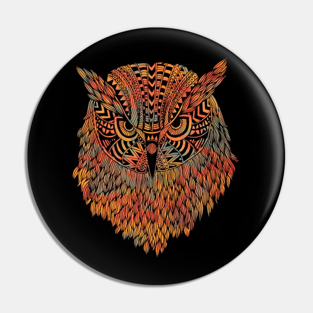 Owl (Wise) Pin by normanduenas
