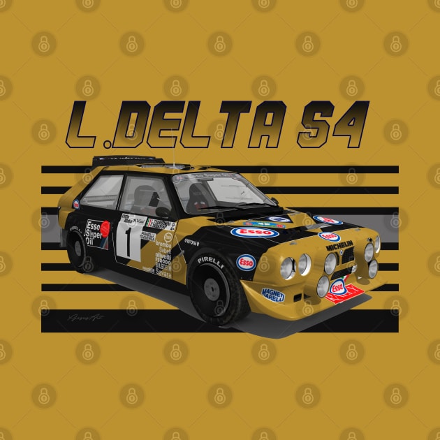 Lancia Delta Group B Esso by PjesusArt