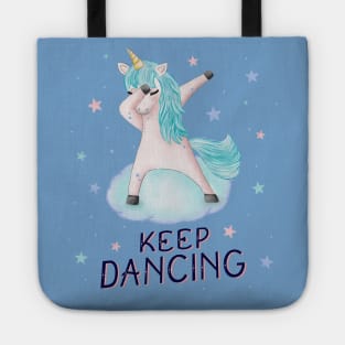 Dabbing unicorn Tote