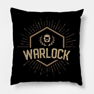 Warlock Character Class Tabletop Roleplaying RPG Gaming Addict Pillow