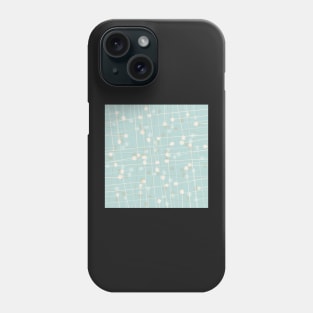 Soothing Symphony Sprouts | Peaceful Pale Blue, Beige and Cream Hues Phone Case