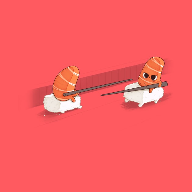 Sushi Jousting by Naolito