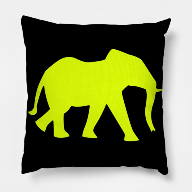 African Elephant Gift Idea Pillow by gdimido