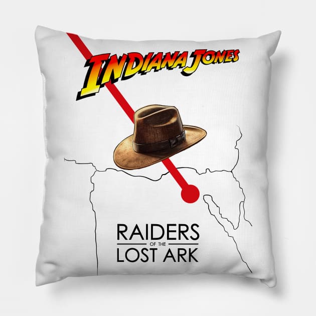 Indiana Jones - Raiders Pillow by Buff Geeks Art