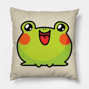 Happy frog friend Pillow