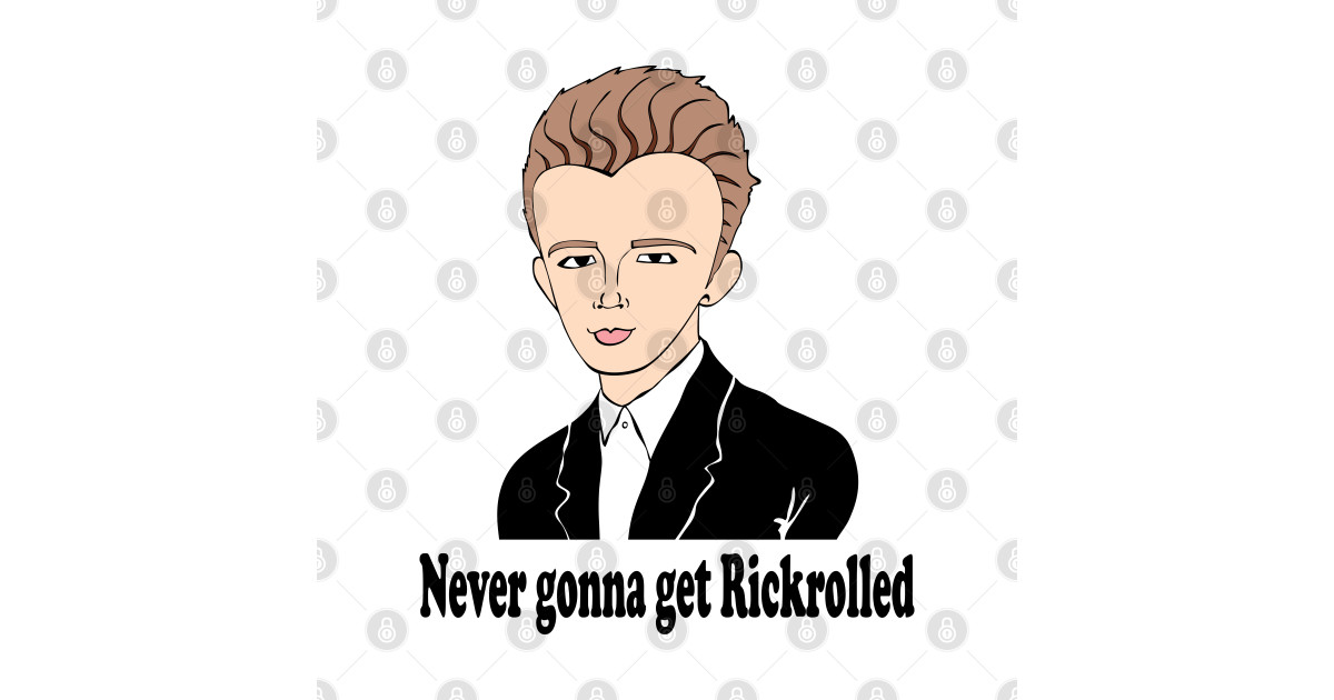 RICK ASTLEY T-SHIRT FAN ART - Rick Astley Never Gonna Give You Up - T ...