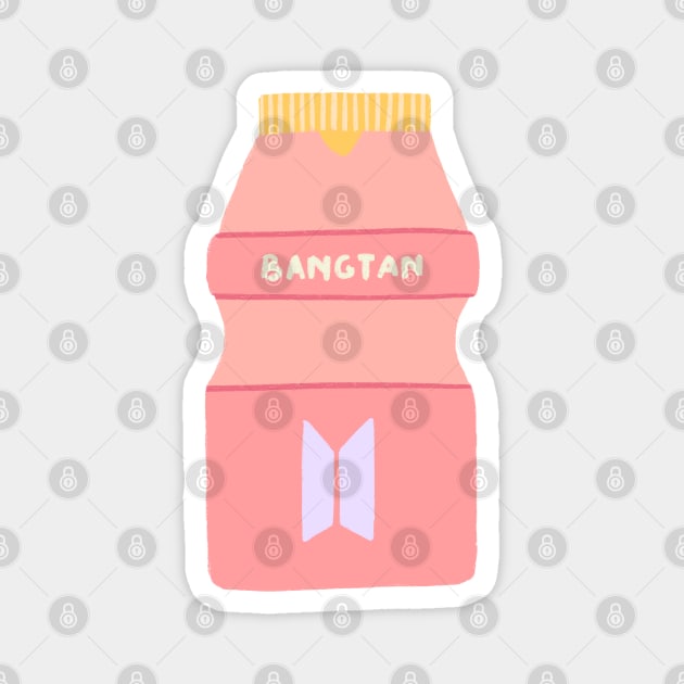 BTS yoghurt Magnet by Oricca