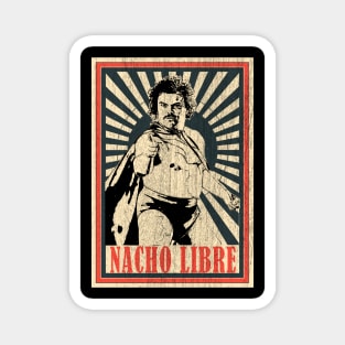 Vintage Poster Nacho Libre Magnet