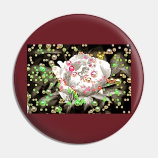 Bubbly Pink Peony Pin