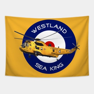 Westland Sea King Search and rescue helicopter in RAF roundel, Tapestry