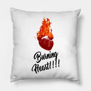 Burning Heart Pillow