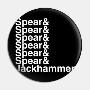 Spear & Jackhammer Helvetica List Pin