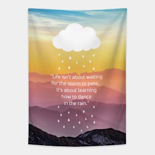 Dancing in the Rain Tapestry