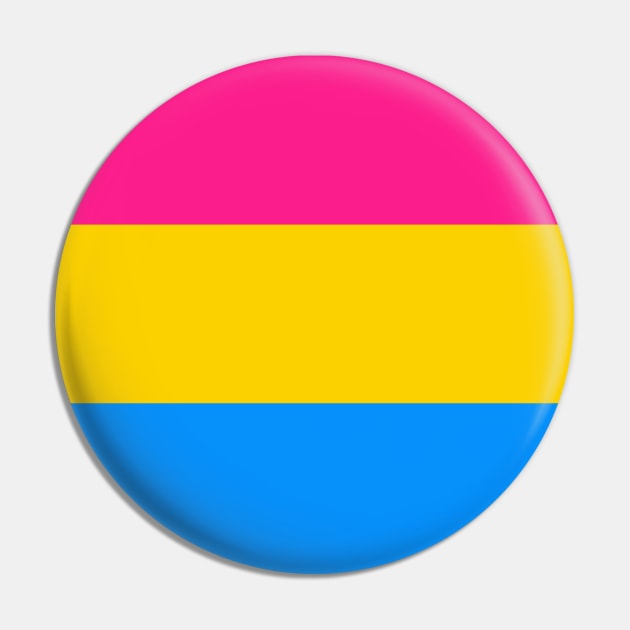 Pansexual Flag Pin by Wickedcartoons