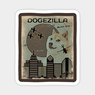 Dogezilla (Vintage) Magnet