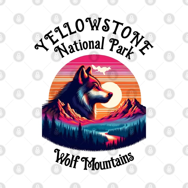 Majestic Emblem of Yellowstone National Park by coollooks