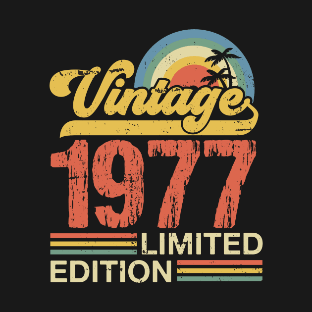 Retro vintage 1977 limited edition by Crafty Pirate 