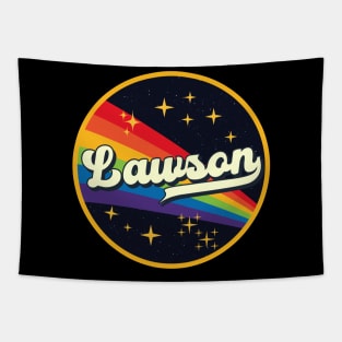 Lawson // Rainbow In Space Vintage Style Tapestry