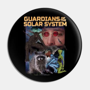 Guardian of the Solar System MCU Super Hero Knock Off Parody Worst Parody Pin