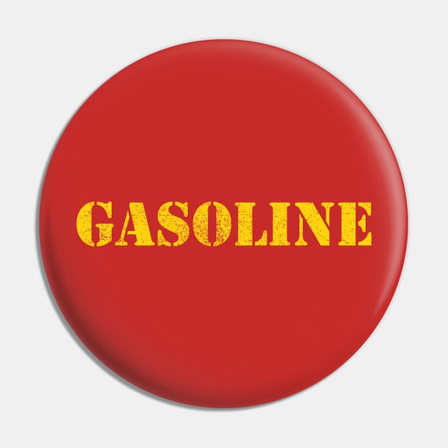 Old Gasoline Can Stencil Pin by GloopTrekker