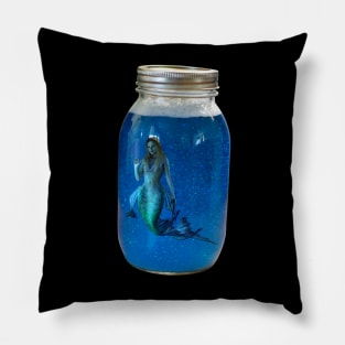 Mermaid in a Jar Pillow