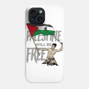 free palestine, the gaza clash boy Phone Case