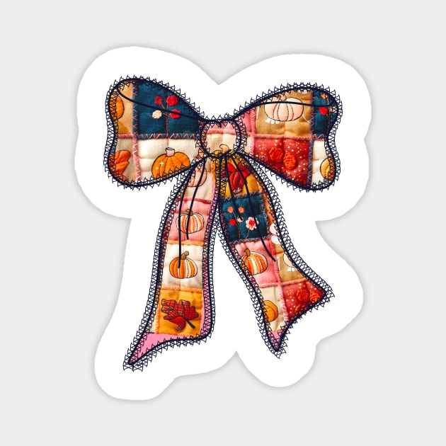 Fall Coquette Bow Magnet by Teresa's Store 1
