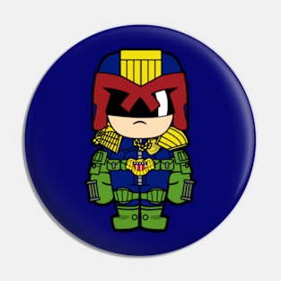 Judge Dredd Chibi Pin