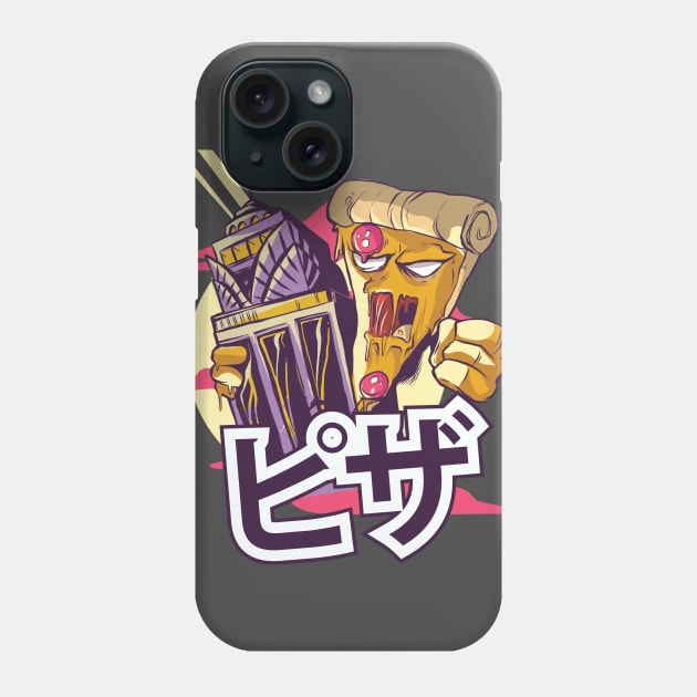 Pizza King Kong Phone Case by otaku_sensei6