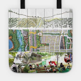 wetland landscape park design Tote