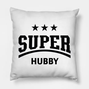 Super Hubby (Husband / Black) Pillow