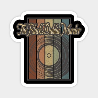 The Black Dahlia Murder Vynil Silhouette Magnet