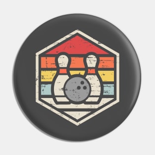 Retro Badge Bowling Pin