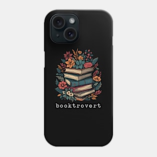 Booktrovert Book Wildflowers Cottagecore Phone Case