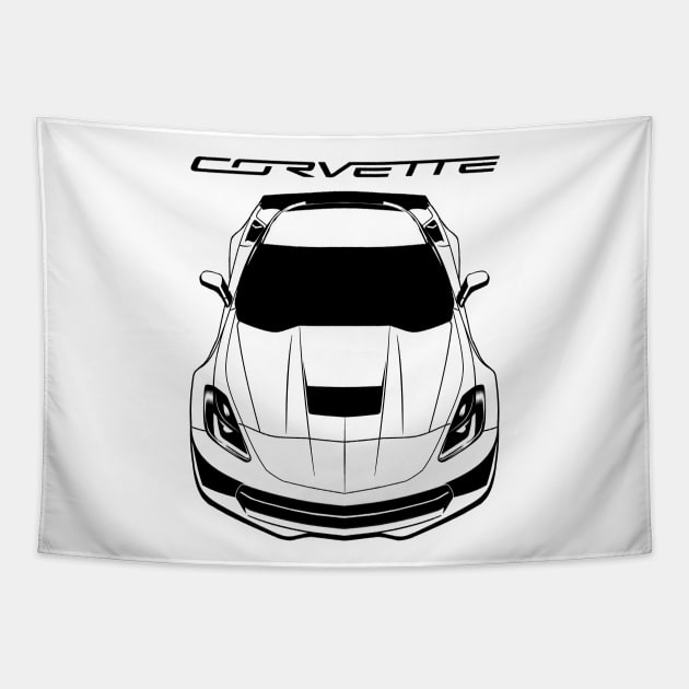 Corvette C7 Stingray Tapestry by V8social