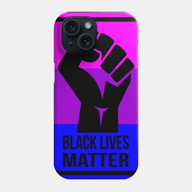 fist - bisexual BLM Phone Case by schreynal