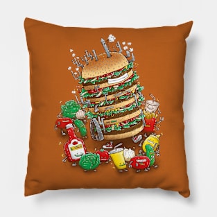 The UberBurgerBot Pillow