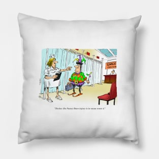 It only hurts when I laugh. Pillow