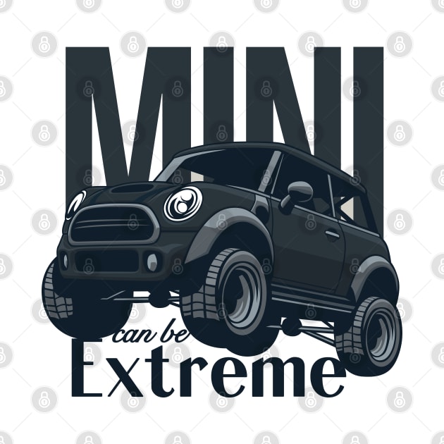 Car mini retro offroad extreme black by creative.z