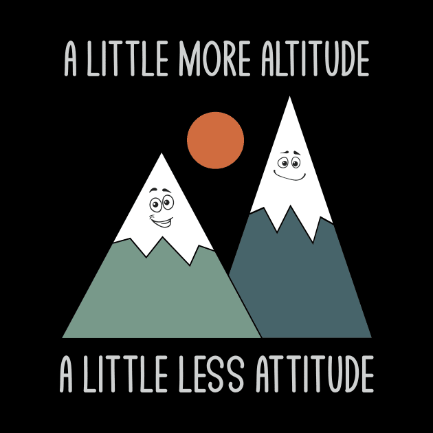 Funny Minimal Retro Mountain Outdoor Sarcastic Pun Dad Jokes by mrsmitful01