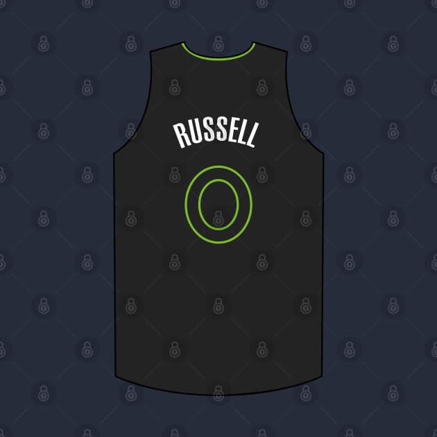 D'Angelo Russell Minnesota Jersey Qiangy by qiangdade