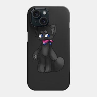 Bisexual Anthro Black Cat Phone Case