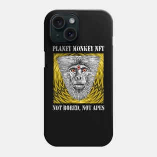 Planet Monkey Not Bored Apes Phone Case