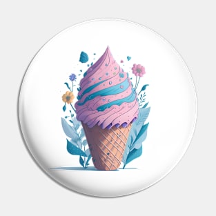 ice cream graffiti illustration Pin