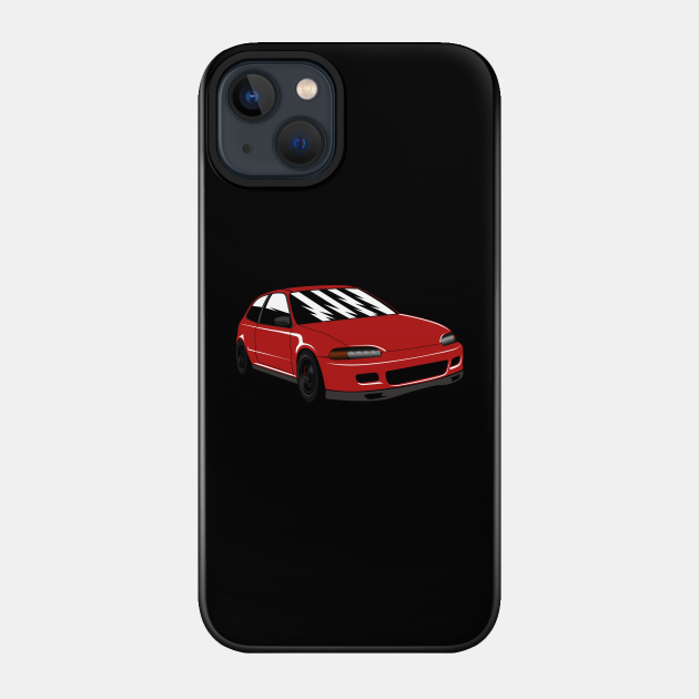 Red Civic EG6 - Civic Eg - Phone Case